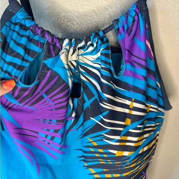 Free Country Tankini Swimsuit Top - Picture 6 of 7